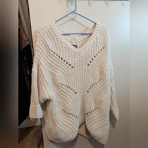 Cozy Cream Knit Sweater